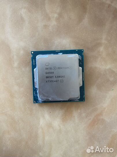 Процессор intel pentium g4560