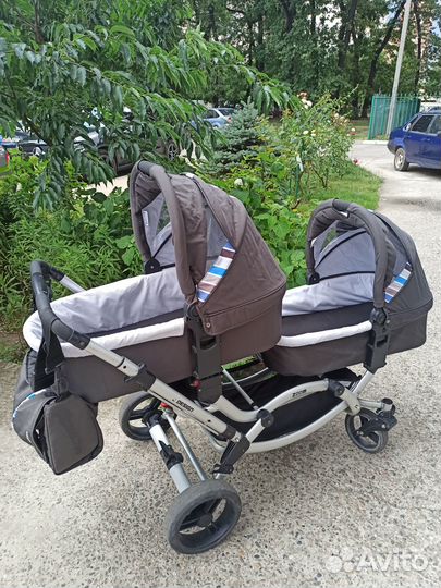 Коляска для двойни 2 в 1
