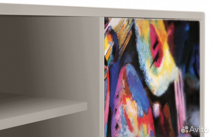 Тв-тумба T2 - Сатин - Kandinsky