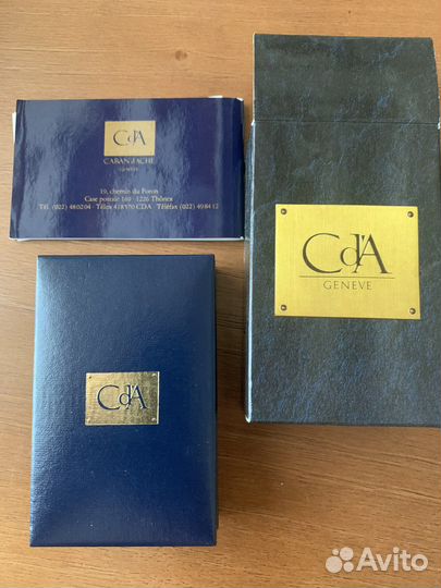 Зажигалка газовая caran D'ache vintage gold