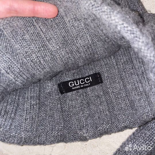 Шапка и шарф gucci