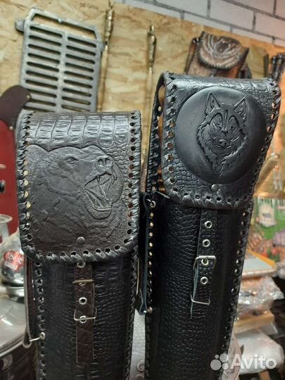 Шампура подарочные Волк, Медведь