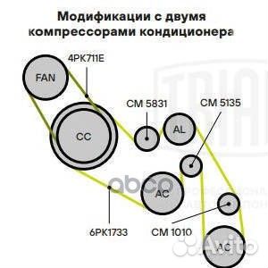 Ролик ремня приводного VW tuareg 02- 3.2i/3.6i