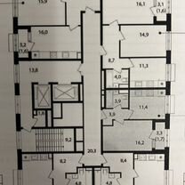 1-к. квартира, 38,7 м², 2/16 эт.