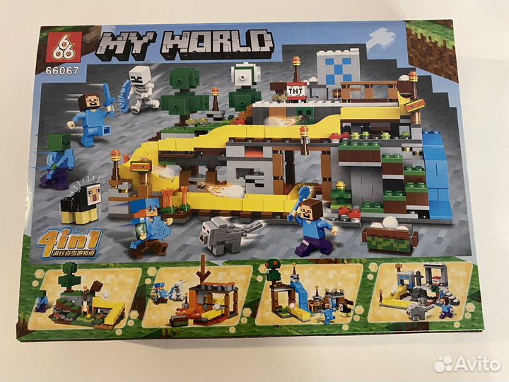 Конструктор деревня майнкрафт