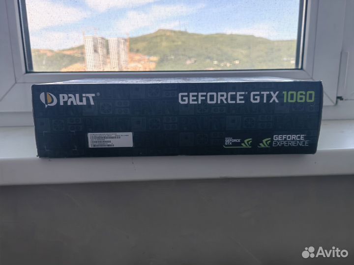 Коробка от видеокарты Palit Geforse GTX 1060 6Gb