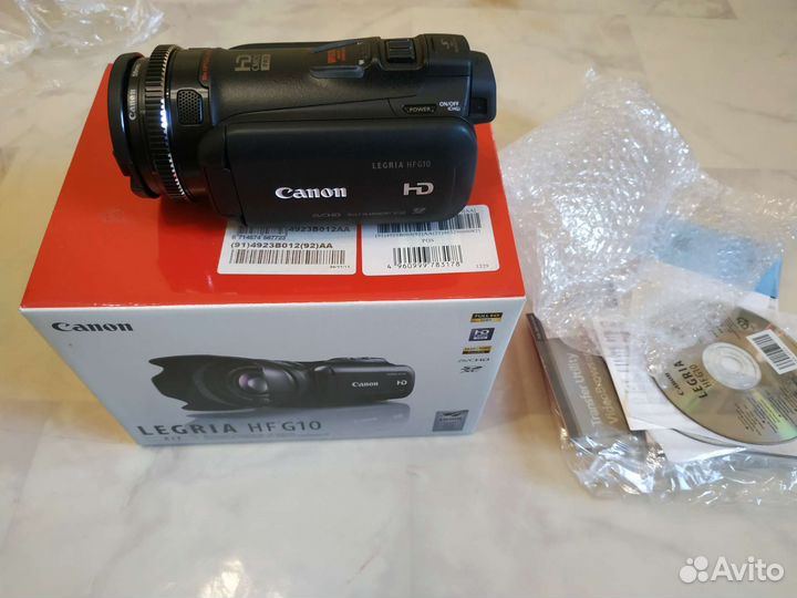 Цифровая видеокамера canon legria HF G10