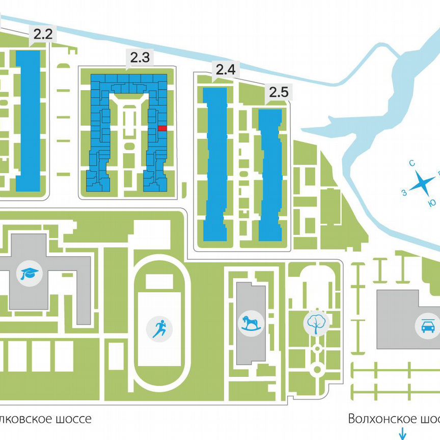 Квартира-студия, 27,7 м², 2/5 эт.