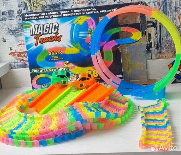 Гибкий трек с машинками Magic Tracks