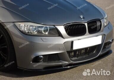 Губа переднего бампера BMW 3 E90 M-tech дорест