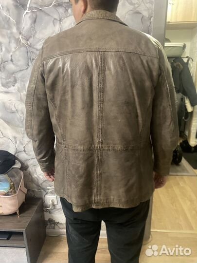 Кожаная куртка Trapper