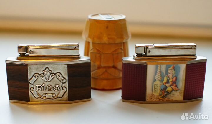 Бензиновые зажигалки СССР Рига Ленинград RJF лэ
