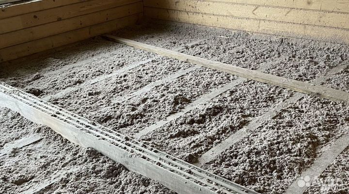 Задувка эковатой