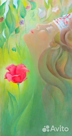 Картина маслом цветы, пейзаж, букет, натюрморт