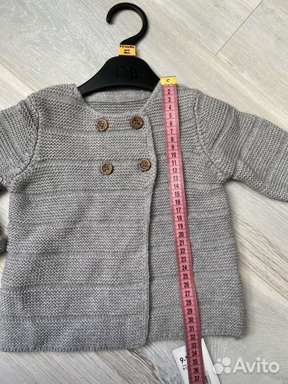 Вязаный кардиган 80 Mothercare новый