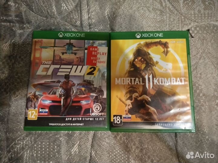Mk11 и the crew 2 для xbox one