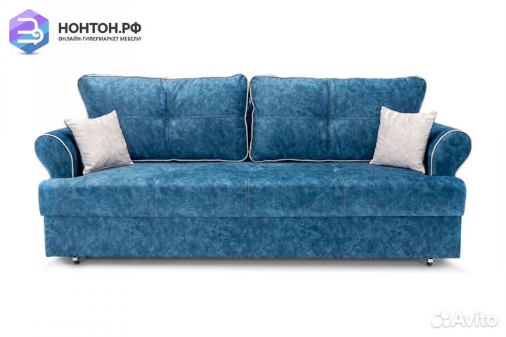 Диван еврокнижка Марсель синий