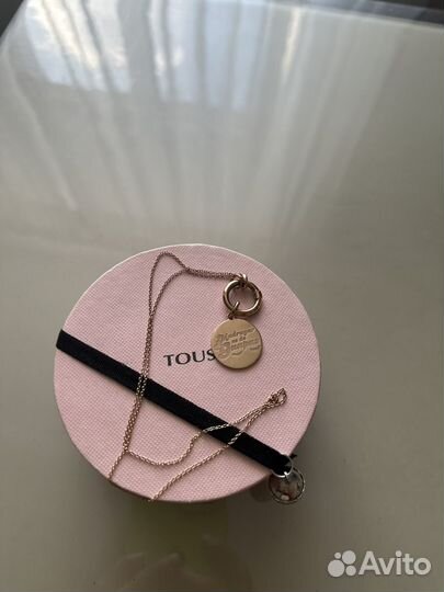 Цепочка с подвеской Tous оригинал
