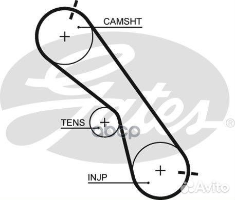 Ремень грм 5560XS Gates