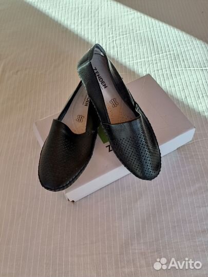 Новые мокасины из натуральной кожи Zenden р. 36