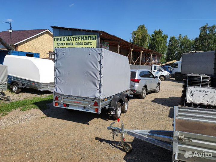 Прицеп легковой двухосный 3009х1511х290 мм 817731