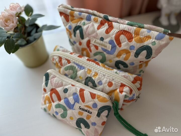 Набор косметичек дорожный pinterest