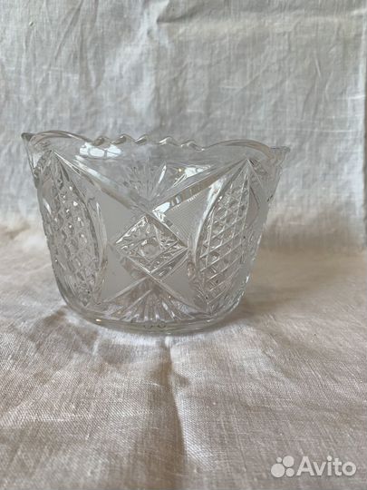 Салатница хрустальная СССР