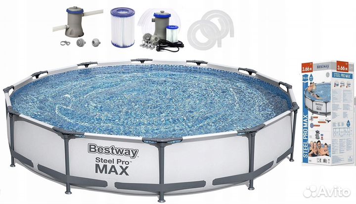 Каркасный бассейн 366х76