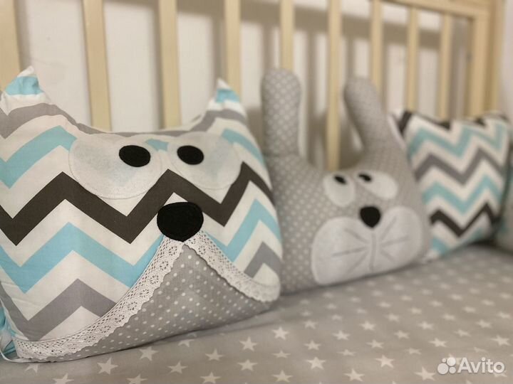 Бортики в детскую кроватку