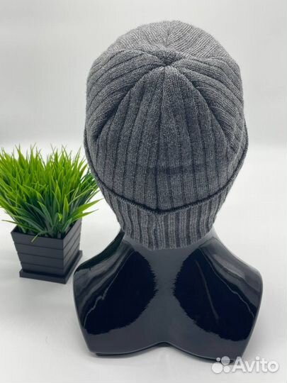 Мужская зимняя шапка с флисом