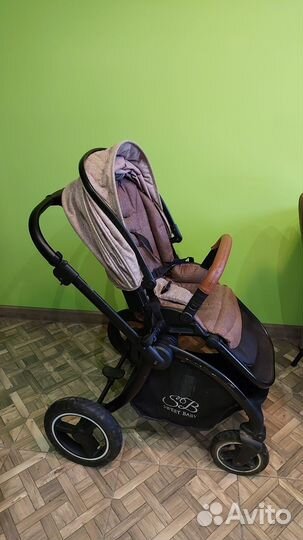 Продаём:коляска,стул с столиком. качельки