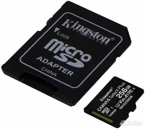 Карта памяти Kingston microsdxc Canvas Select Plus