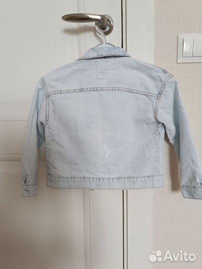 Джинсовая куртка для девочки 110