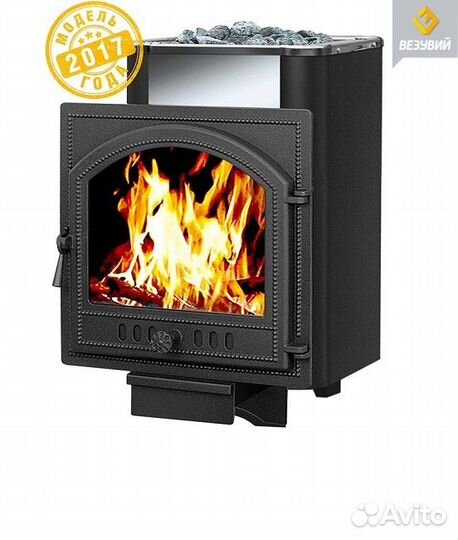 Печь банная везувий Сенсация 22 Антрацит (205)