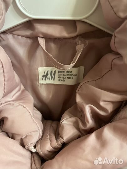 Куртка осенняя h&m 110 размер