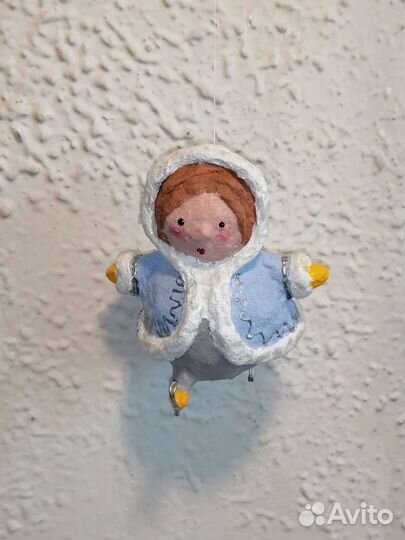 Ватные елочные игрушки