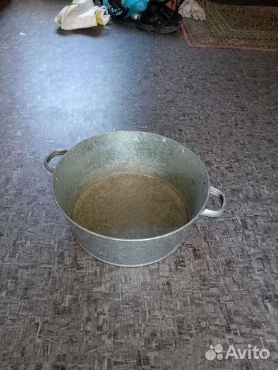 Таз оцинкованный