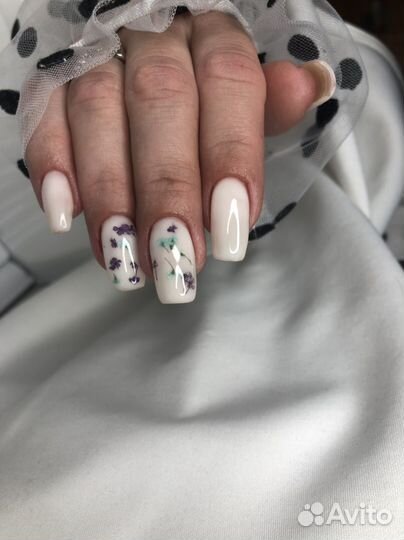 Маникюр с покрытием гель лак