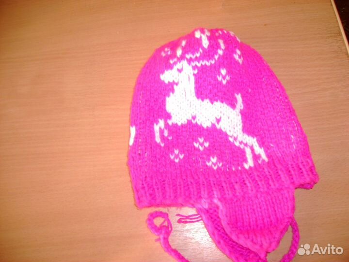 Детская шапочка 0-3 месяца окружность 40-42 см