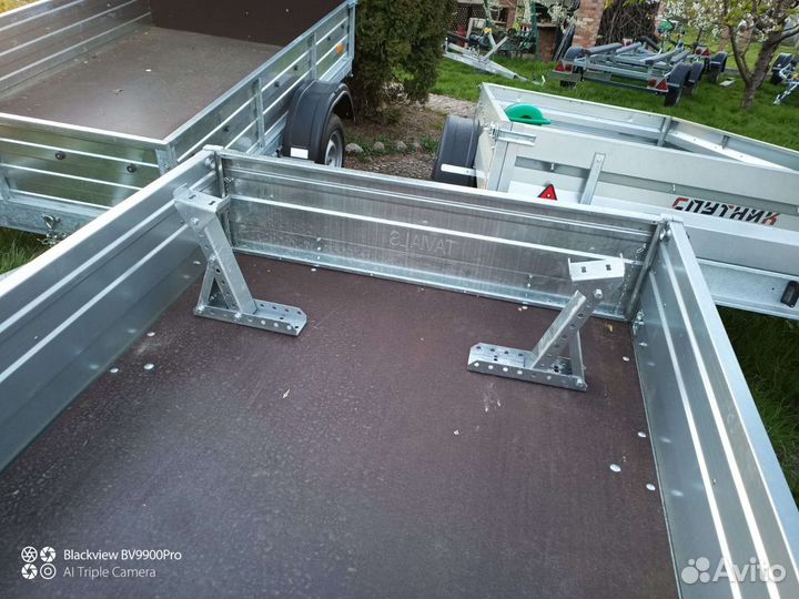 Стапель для перевозки пвх лодки на борт. прицепе