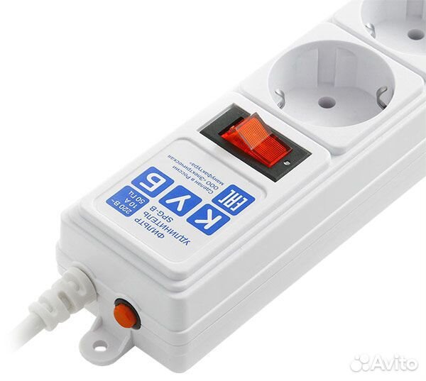 Сетевой фильтр Power Cube SPG-B-10 3,0 м/5 white