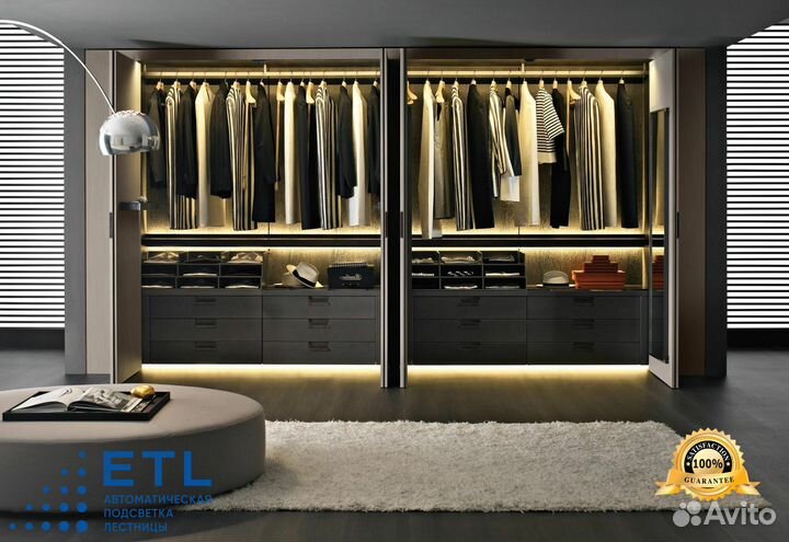 Умная подсветка мебели и гарнитура в 3-ех цветах