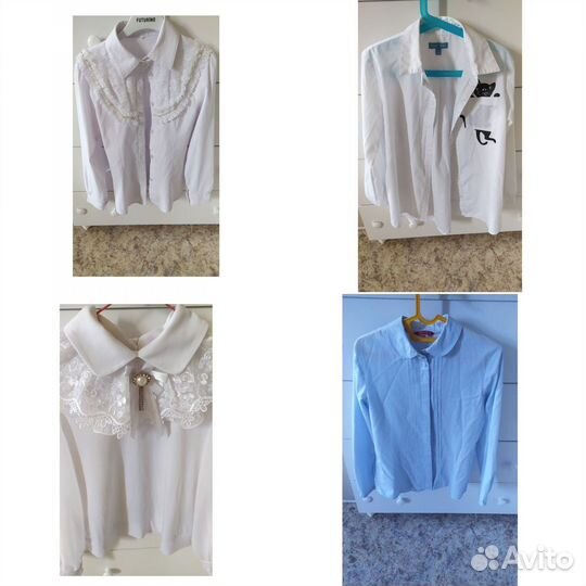 Рубашка школьная блузка