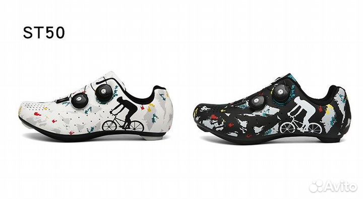 Шоссейные велотуфли ST-50 black