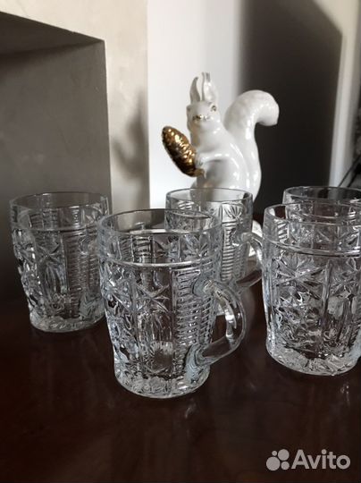 Хрустальные кружки времен СССР