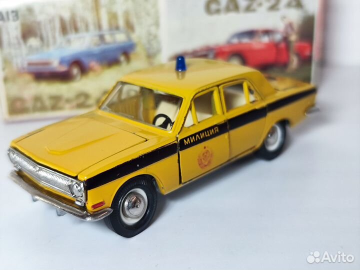 Модель Волга газ 24, СССР, Милиция, А26, 1:43