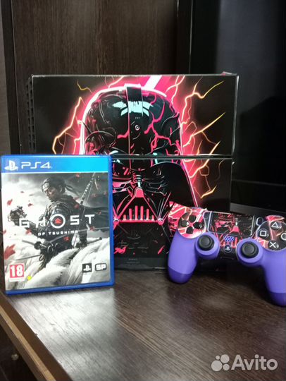 Игровая приставка ps4 fat
