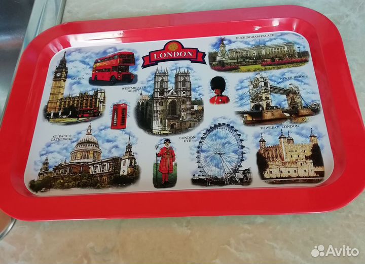 Поднос металлический