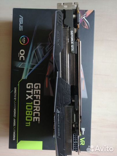 Asus ROG strix GTX 1080 Ti 11gb