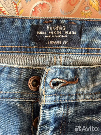 Джинсы bershka мужские прямые